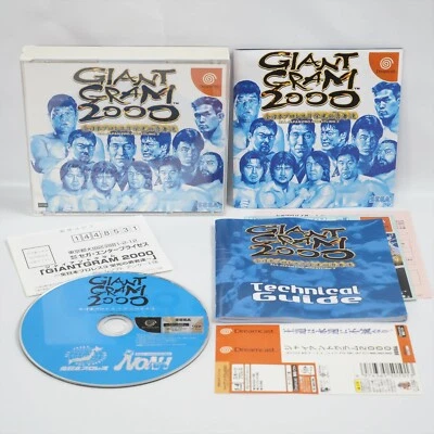 Dreamcast GIANT GRAM 2000 Pro Wrestling 3 Spine 2796 Sega dc - Image 1 of 4