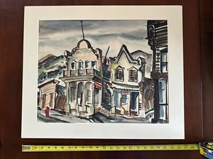 Butterfield Aquarell Gemälde Breckenridge CO Hotel Arlington Original Kunst - Bild 1 von 4