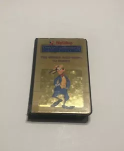 Disney Limited Gold Edition 2 The World According To Goofy VHS Tape - Picture 1 of 10