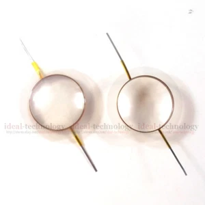2PCS Kit Riparazione Diaframma Poliestere Trasparente Filo Piatto VC 44,4mm 8 Ohm - Foto 1 di 5