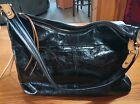Hobo Bag Black Dahlia Soft Leather.