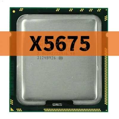 Intel Xeon X5675 SLBYL 3.06GHZ 12MB 6 Cores 6.4GT/s LGA1366 CPU Processors - Image 1 of 3