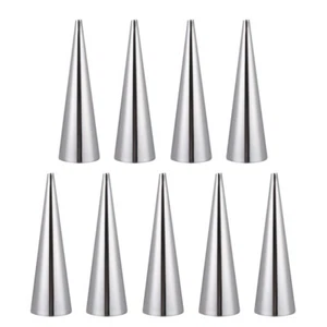 16PCS Pastry Molds Metal Baking Cones Pastry Cream Horn Molds Horn Mould Pastry - Picture 1 of 12