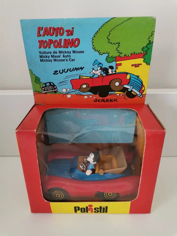 Polistil Disney La Voiture de Mickey Mouse neuf en boite - Photo 1/4