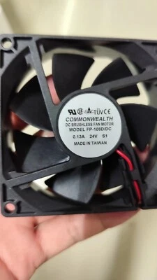 1 PCS  COMMON Fan FP-108D/DC S1  DC24V 0.13A 8025 8CM 2 wire cooling fan - Image 1 of 4