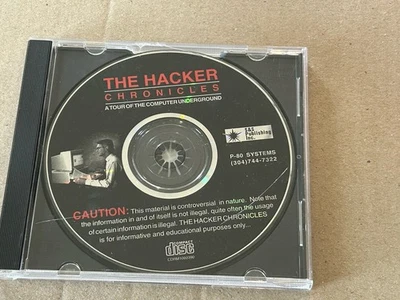 The Hacker Chronicles CD-ROM P-80 Systems S&S Publishing 1990s Rare Software - Image 1 of 2