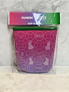 NUEVO Edición Limitada Dunkin’ Wicked For Good Cup Manga ROSA ERGS - Imagen 1 de 3