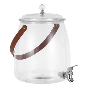  Jarra de Agua Fría, Dispensador de Agua Grande 9L con Grifo, Nevera Portátil de Plástico - Imagen 1 de 12