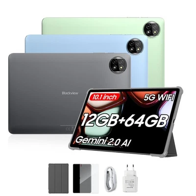 Blackview Tab 20 WiFi Tablet 10 Inch Android 15 12GB+64GB 6600mAh Gemini 2.0 AI - Image 1 of 4