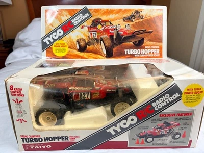 VINTAGE TYCO TAIYO TURBO HOPPER RC 027 DUNE BUGGY w/ BOX & INSERTS - Image 1 of 4