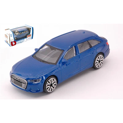 AUDI A6 AVANT 2019 BLUE 1:43 Burago Auto Stradali Modellino Nuovo - Immagine 1 di 3