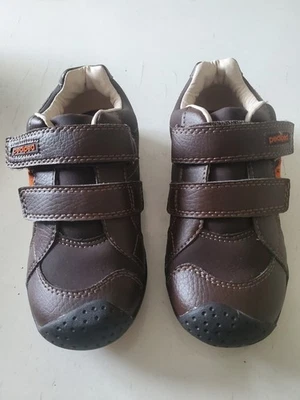 Zapatillas niño talla 11,5-12 cuero artesanal. Brown Pediped Charlston 0057 Foto 1 de 4