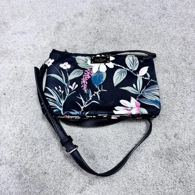 Bolsa de ombro Kate Spade multicolorida floral média - Imagem 1 de 4