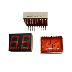 Display LED MAN 6710 804 D 18 pin 7 segmenti 2 cifre 25mm x 19mm 0,56'' - Foto 1 di 1