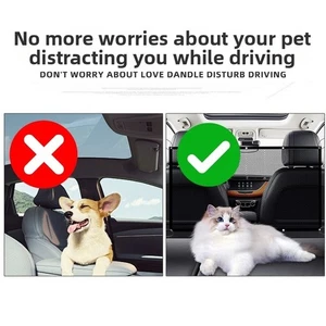 Rete Barriera Auto Animali Regolabile Compatibile Adatto per Cani Gatti Veicoli - Picture 1 of 12