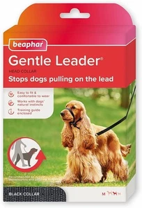 Collar de cabeza Beaphar Gentle Leader para perros, collar de cabeza de plomo para perros evita tirones - Imagen 1 de 3