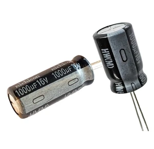 [4pz] 1000uF 16v Nichicon HV HW (GIAPPONE) 105°C scheda SMPS bassa impedenza-rif:A54 - Foto 1 di 11