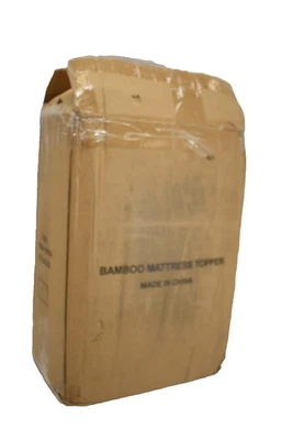 Colchón de bambú king de 3 pulgadas ropa de cama dormir king 78x80+12 nuevo Foto 1 de 4
