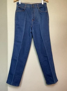 PS Gitano Basic Missy Denim 1980’s Jeans 16 VTG Dark Wash Center Crease Retro! - Picture 1 of 10