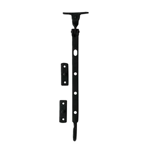 Estuche para ventana colonial o hierro forjado pintado a mano negro pintado a mano - Imagen 1 de 7
