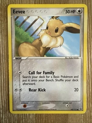 Eevee 69/113 2005 EX Delta Species Pokémon TCG Common - MP - Image 1 of 2