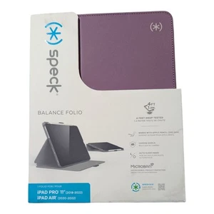 P8. Speck Folio Case Apple iPad Pro 11" (2018-2022) & Air (2020-2022) Plumberry - Picture 1 of 1
