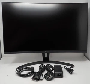 Acer Gaming Monitor 27" Curved 144hz ED273 1920x1080 with HDMI & DP Cable - Picture 1 of 7