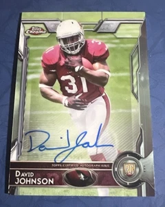 David Johnson (Cardinals) 2015 Topps Chrome RC Rookie Autogramm Auto - Bild 1 von 2