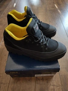 Polo Ralph Lauren Sneaker Low Trekkingschuhe Schwarz Black US 14 EU 47 Top Lace - Bild 1 von 8