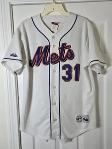 Vintage Majestic New York Mets Mike Piazza Jersey Men's Size Medium Made In USA - Picture 1 of 7