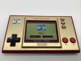 Super Mario Bros Game And Watch Hand Held Console ONLY NO CHARGER