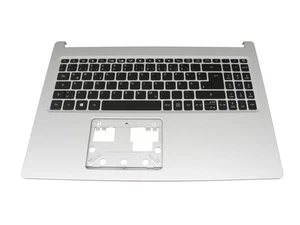 Acer 6BHDGN7022 Original Tastatur inkl. Topcase DE (deutsch) schwarz/silber mit - Afbeelding 1 van 5
