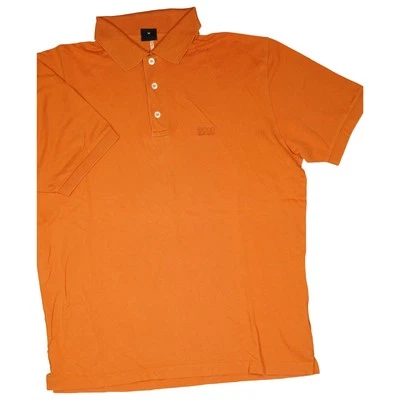 HUGO BOSS M Camiseta Polo Para Hombre De Manga Corta Golf Terracota Verano - Imagen 1 de 3