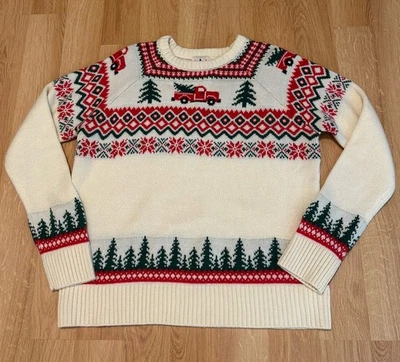 Acogedor suéter de cabina Kiel James Patrick Santa nuevo trineo para mujer talla 3XL Foto 1 de 4