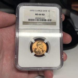 1970 S MS64RD Large date penny - Picture 1 of 4