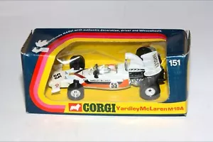 Corgi 151 Yardley McLaren M19A, Minr in Scatola Originale - Foto 1 di 8