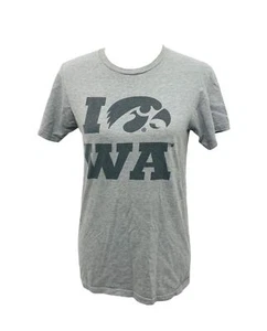 Iowa Hawkeye’s Damen Small Shirt Anvil NCAA Grau und Schwarz Kurzarm - Bild 1 von 8