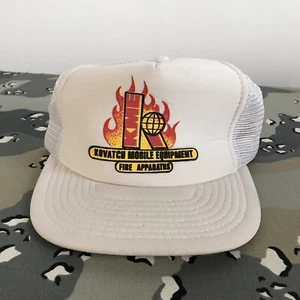 Sombrero de camionero de colección Kovatch equipo móvil contra incendios blanco Snapback - Imagen 1 de 7