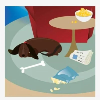 3D Pop Up Greeting Giftcard Holder~Couch Potato~Father’s Day, Happy Birthday - Image 1 of 4