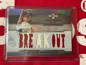 2014 Topps Triple Threads Relics #11/36 Mike Minor #TTR-MM3 Braves - Imagen 1 de 3