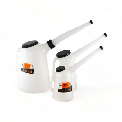 SIPL Measuring Jug With Flexi Spout & Lid For Fluid Fuel Oil Petrol Diesel 1L 2L 5L