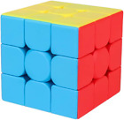 Speed Rubix Cube Smooth Magic Puzzle Rubic Twist Gift Toy 3x3x3 Stickerless Cube