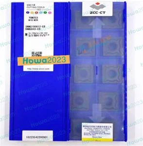 10Pcs/Box ZCC.CT SNMG190612-ER YBM253 SNMG643-ER Turning Blade Carbide Insert - Picture 1 of 4