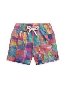 Polo Ralph Lauren Baby Boy's Patchwork Swim Trunks, Multi, 7 - Picture 1 of 2