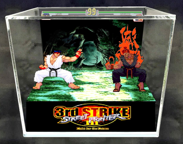 Street Fighter 2 Ken vs Blanka CAPCOM Classic Vintage Retro 90s Video Game  Merchandise Gamer Fighting Stand or Hang Wood Frame Display 9x13 - Poster  Foundry