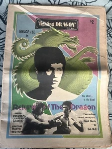 Drago combattente Bruce Lee Il ritorno del drago hawaiano giornale Chuck Norris - Foto 1 di 10