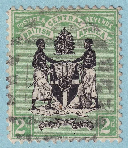 BRITISH CENTRAL AFRICA 33 USED NO FAULTS VERY FINE! MBI Cover