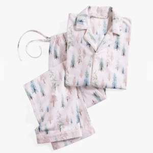 Pottery Barn Teen Winter Wonderland Cotton Flannel Pajama Set Multi Large NEW - Picture 1 of 5
