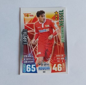 Topps Match Attax Card by Benjamin Kessel