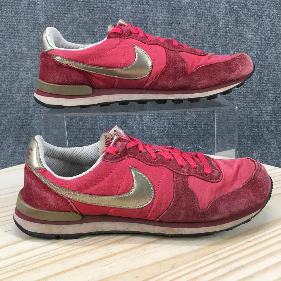 Nike Shoes Womens 8 Internationalist Waffle Running Racer Sneaker Pink Suede Low - Image 1 of 4